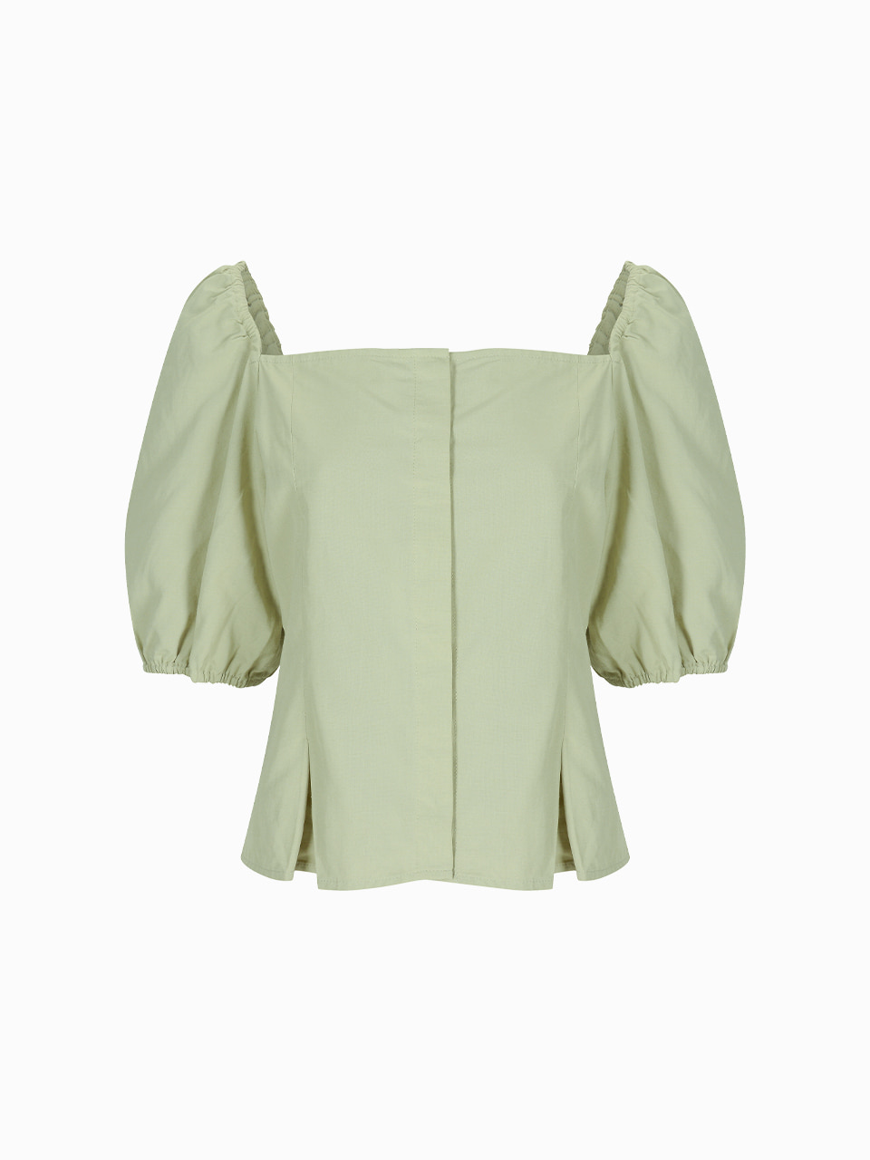 HACIE - BUSTIER PUFF-SLEEVE TOP [MINT]